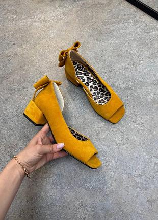 Туфлі жіночі з бантиком