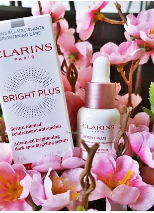 Оригінал clarins brightening dark spot-targeting serum сироватка для сяйва шкіри обличчя, 7мл🌸