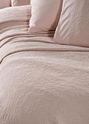 Турция 🇹🇷премиального качества евро комплект постельного белья с жаккардовым покрывалом