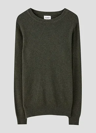 Джемпер pull & bear 5559/501/505 m хаки (05559501505033)