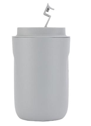 Термочашка для кави 380 мл сіра 63mugs3 фото