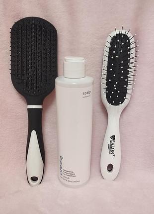 Набір: шампунь scalp professional + гребінці salon professional і cristian