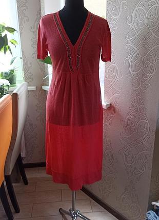 Натуральное трикотажное платье, берлин.