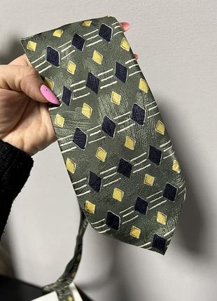 Галстук st. michael by marks &amp; spenser винтаж зеленая абстракция