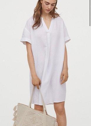 Туника льняная h&m