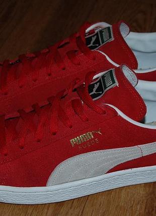 Кожаные кроссовки 45 р оригинал puma suede
