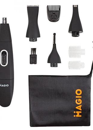 Триммер magio mg-913 aqua 4в1, триммер беспроводной, машинка мужская для бритья