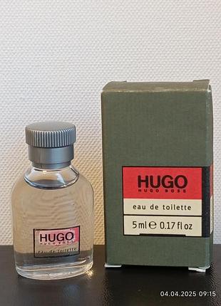 Оригинальная винтажная миниатюра hugo от hugo boss