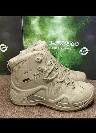 Женские тактические ботинки lowa zephyr#x mid ws - desert