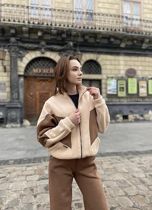 Костюм спортивний жіночий шоколад/s-xs
