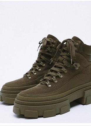 Черевики чобітки zara 39/25,5