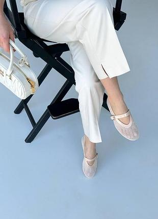 Трендовые балетки сетка