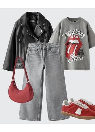 Новинка! стильная кожаная куртка-косуха zara унисекс.