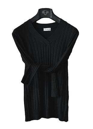 Пуловер yessica мягкий джемпер лапша рубчик вискоза