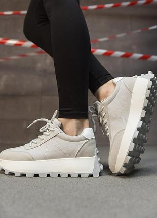 Шкіряні жіночі кросівки 36-41