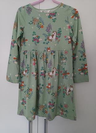 Платье h&amp;m на 6-8 лет, состояние новой