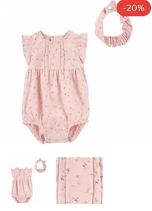 Боди ромпер carters с повязкой