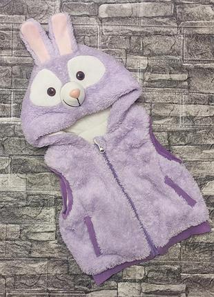 Меховой жилет, безрукавка