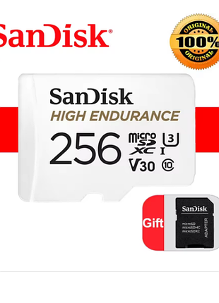 Sandisk high endurance micro sd оригинальная карта памяти для видеорегистратора.