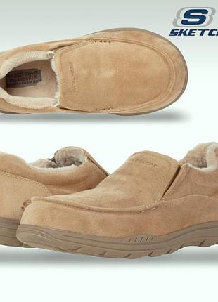 Теплі сліпони skechers Lavender relaxed fit