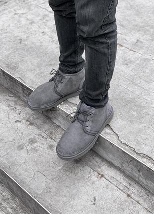 Ugg neumel ”grey”🆕 шикарные мужские угги 🆕 купить наложенный платёж