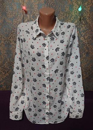Блуза короны asos р. 46/48 блузка