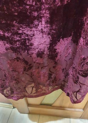 Платье бархат вискоза 100% 3