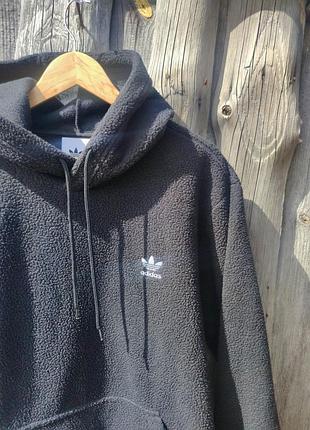 Adidas xl худі балахон чорна кофта з капюшоном чоловіча