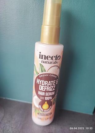 Сироватка для волосся з олією кокоса inecto naturals coconut dream crème hydrate 100 мл