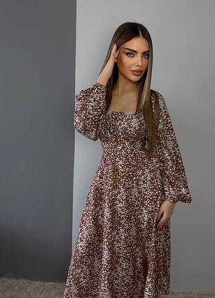 Дуже гарна сукня з пишними рукавами ❤️