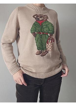 Свитер с мишкой тедди teddy