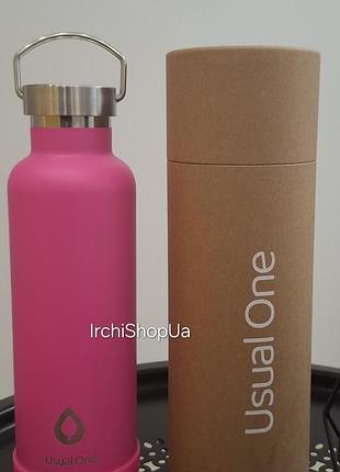 Термопляшка usual one рожева
