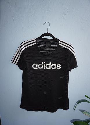 Сетчатая спортивная футболка adidas