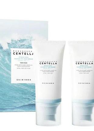 Сонцезахисна сироватка skin1004 madagascar centella hyalu-cica water-fit sun serum spf50 pa++++,2*50