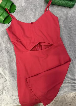 Міні сукня коралова mohito