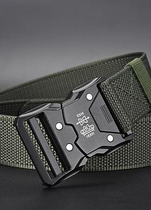 Пояс ремень тактический нейлоновый оливка хаки прочный новый