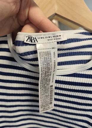Топ у смужку zara3 фото