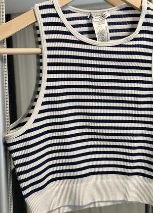 Топ у смужку zara4 фото