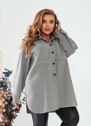 Подовжена сорочка з кашемірової ангори