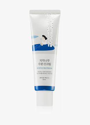 Солнцезащитный крем с березовым соком round lab birch juice moisturizing sunscreen 50 мл