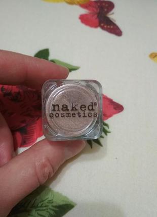 Пигмент слюда для век тени рассыпчатые naked cosmetics
loose pigment in naturally nude #02