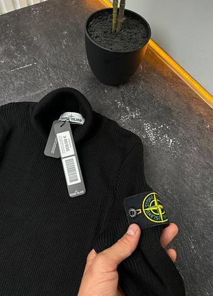 Гольф stone island черный