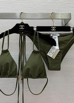 Купальник loewe хаки, s,m