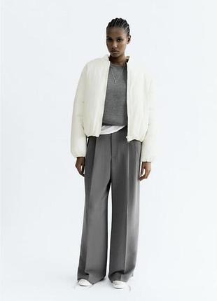 Штани full length із защипами, розмір m