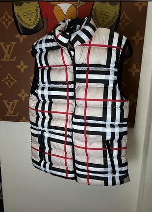 Женская жилетка burberry, брендовая, весенняя жилетка