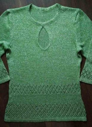 Нарядна кофточка з люрексом 2