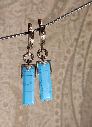 Серьги серебряные