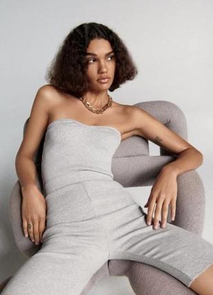 Топ бандо бюстье zara