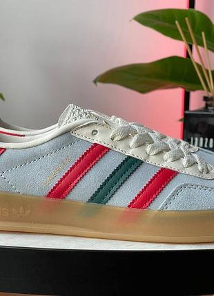 Кроссовки adidas gazelle indoor blue3 фото