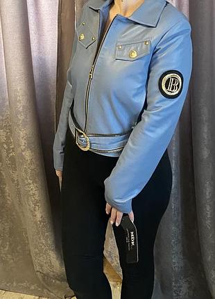 Шкіряна куртка, «balmain". розмір-м